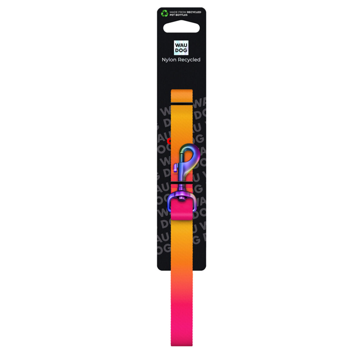 WAUDOG Nylon Dog Leash - Gradient - Orange
