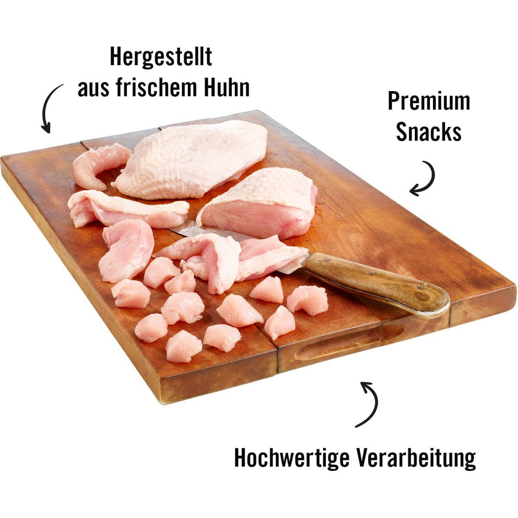 Hunde Snacks, Fatzke, Leckerlies, 99% gefriergetrocknetes Hühnchenbrustfilet