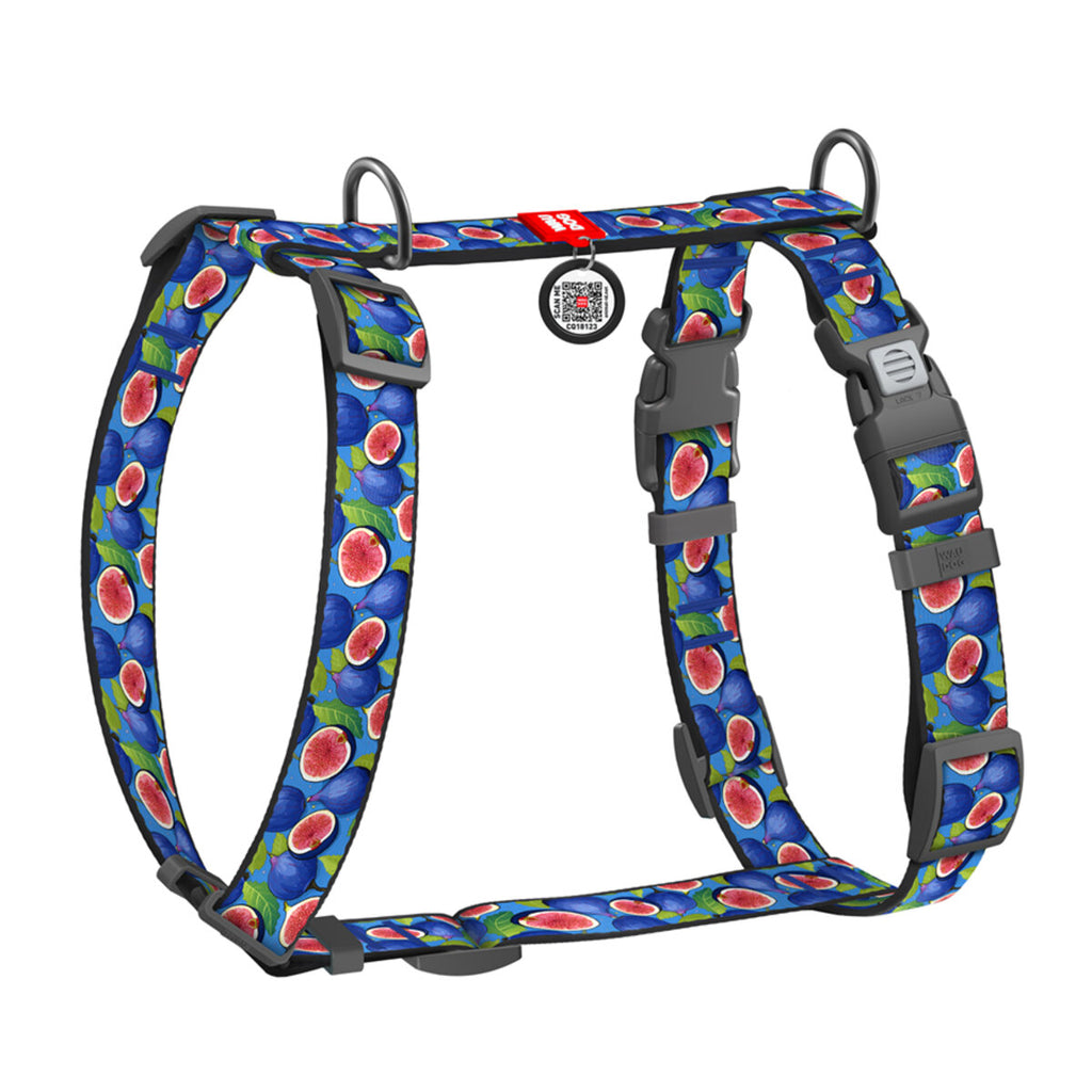 WAUDOG Nylon Dog H-Harness with QR Passport - Fig