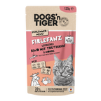 Adult Katzenfutter, Firlefanz, Nassfutter für Katzen, Getreidefrei, Rind mit Truthahn & Karotte