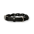 Gedrehte Hundehalskette – Schwarz