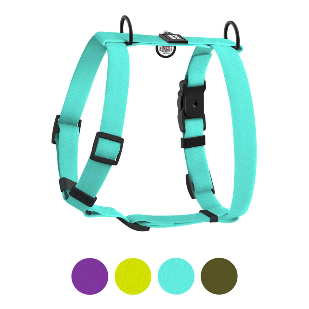 WAUDOG Magnet Dog H-Harness with QR Passport - Tiffany