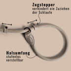 Schlupfhundleine mit integriertem Halsband