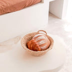 Gewebte Raffiaschale – Obst- und Brotkorb (2 Größen)