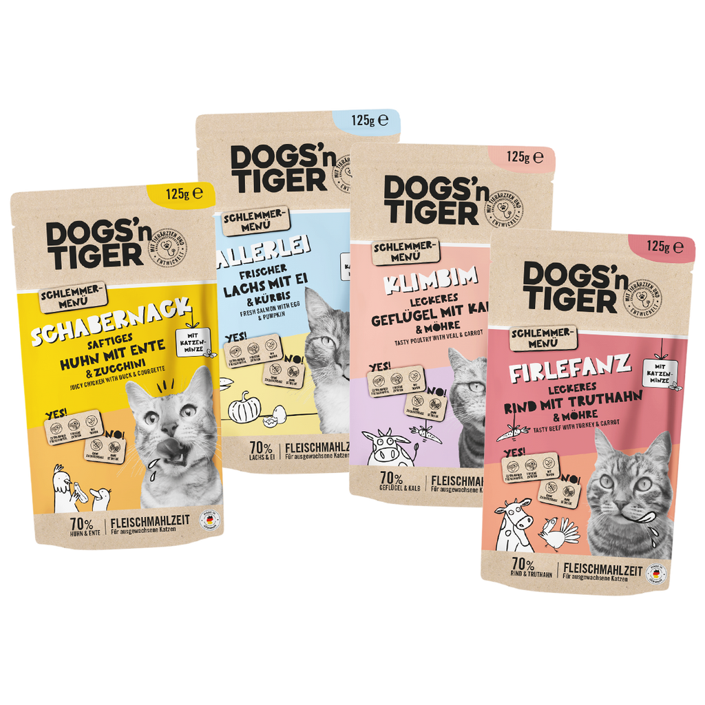 Adult Katzenfutter, Schlemmerpaket, Nassfutter für Katzen, Getreidefrei
