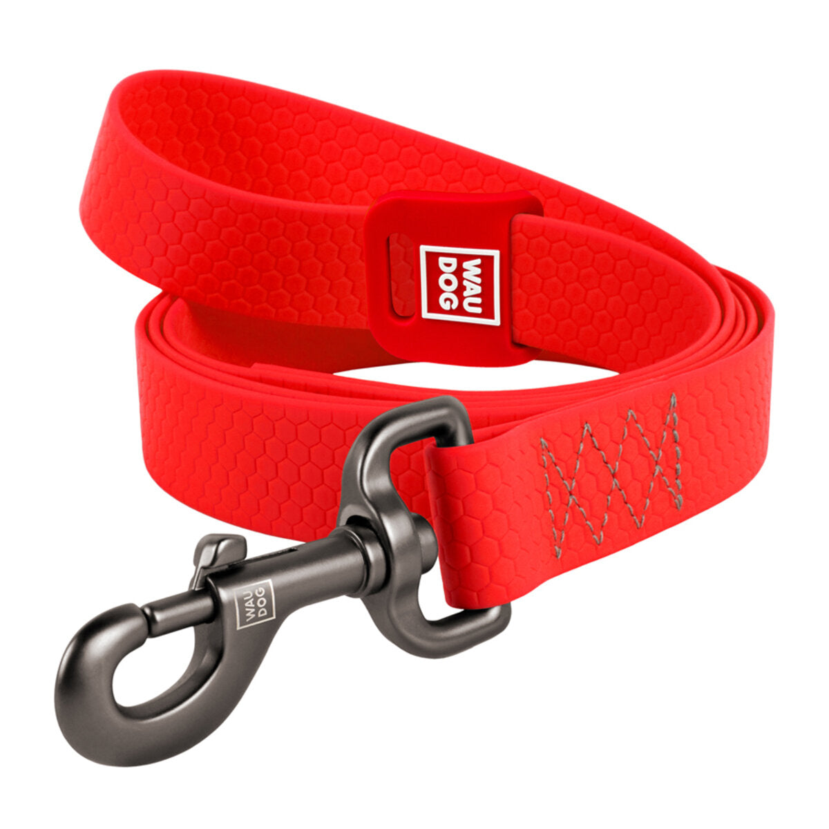 WAUDOG Waterproof Dog Leash - Red