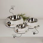 Set de cuencos para mascotas – Diseño gourmet para perros (2 piezas)