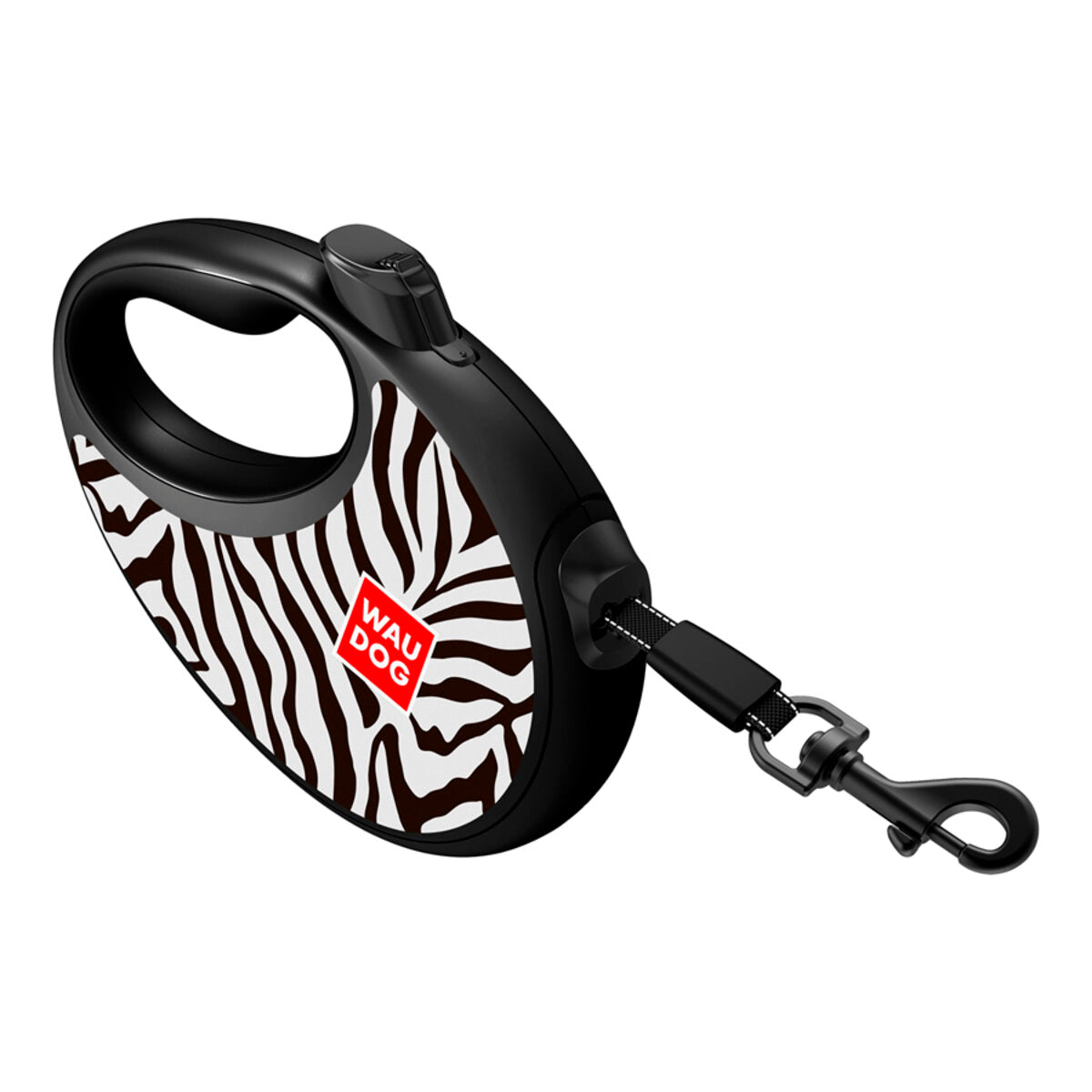 WAUDOG R-Leash Retractable Dog Leash - Zebra