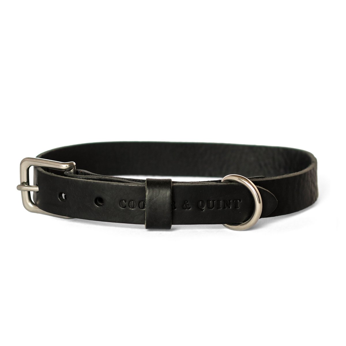 Hundehalsband – Leder (Schwarz)