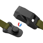 WAUDOG Magnet Dog Collar with QR Passport - Khaki
