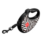 WAUDOG R-Leash Retractable Dog Leash - Zebra