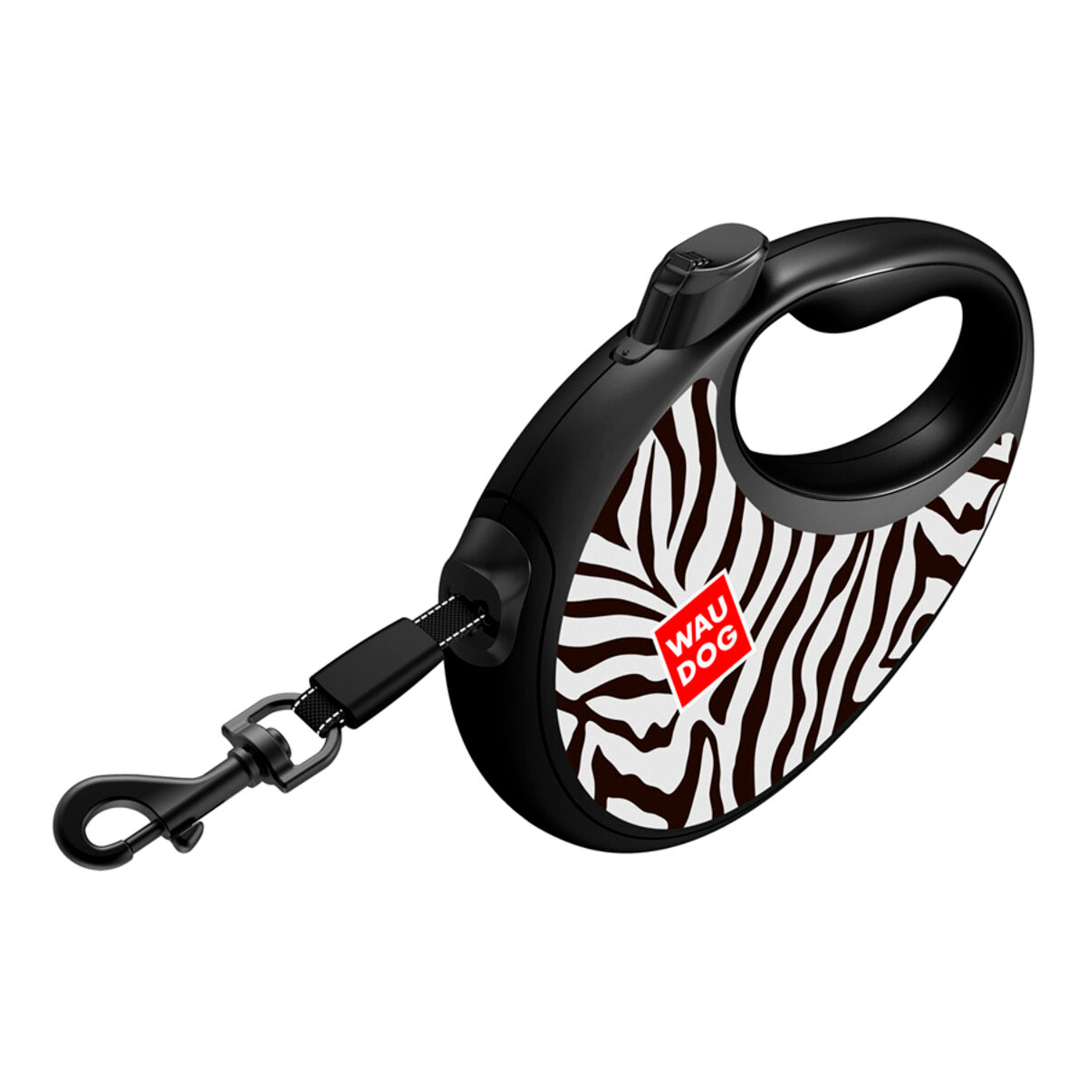 WAUDOG R-Leash Retractable Dog Leash - Zebra