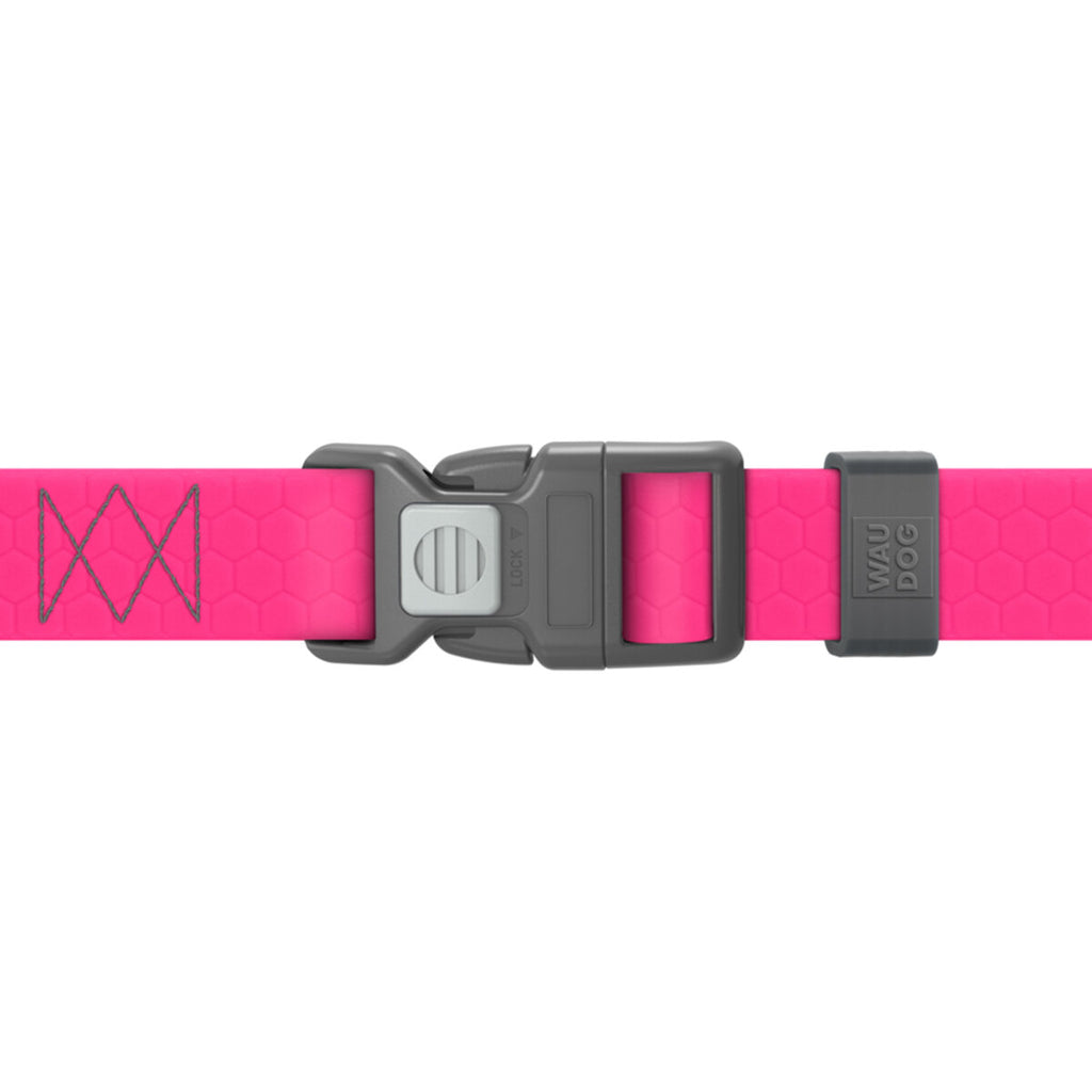 WAUDOG Waterproof Dog H-Harness with QR Passport - Pink