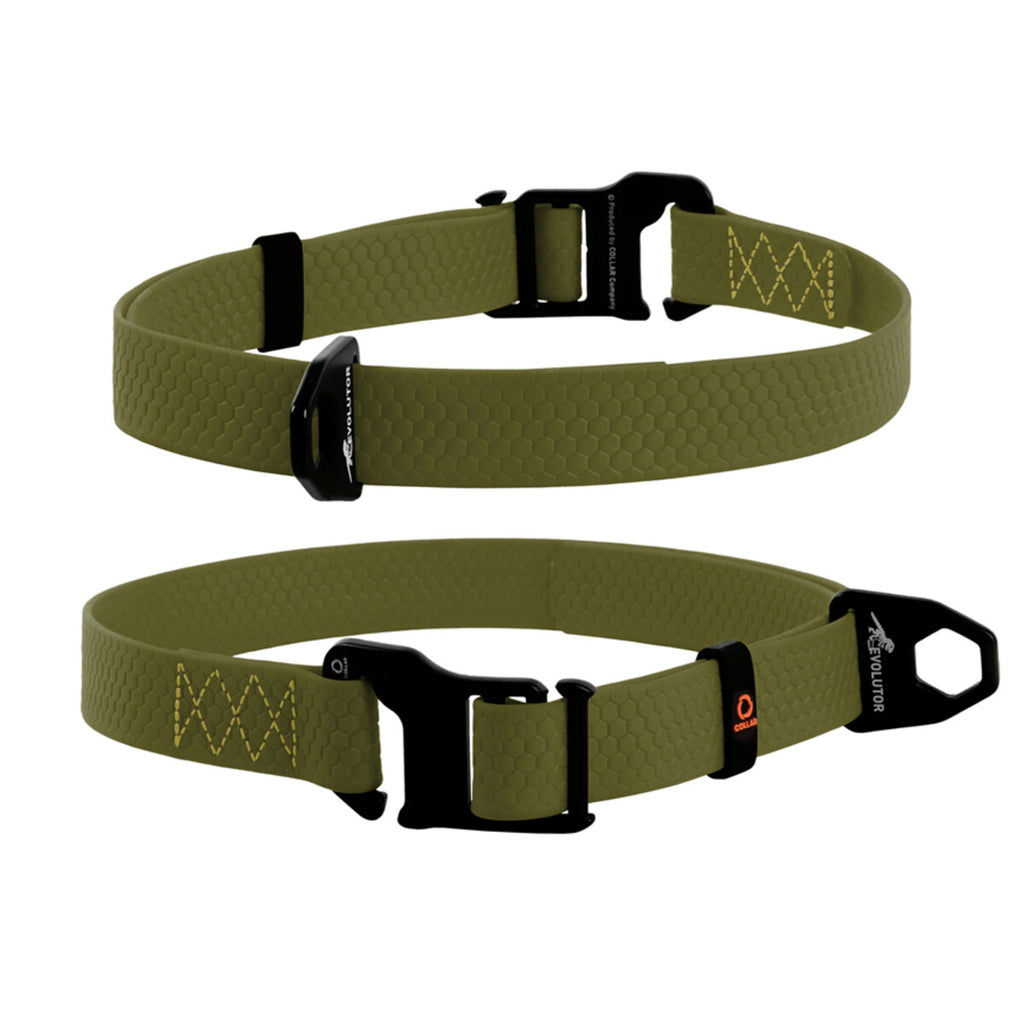 EVOLUTOR Adjustable Dog Collar - Khaki