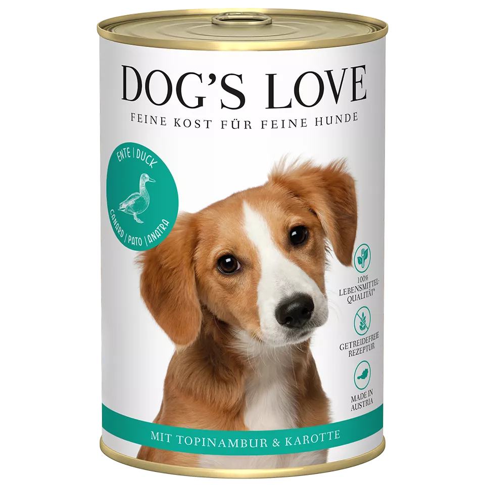 DL Adult Duck Wet Dog Food – Duck with Jerusalem Artichoke & Carrots 800g