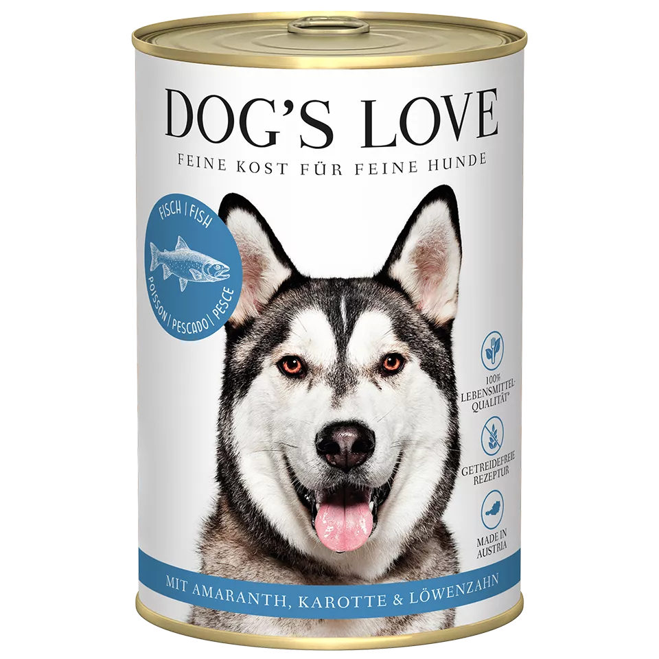 DL Adult Fish Wet Dog Food  With Amaranth, Carrot & Dandelion