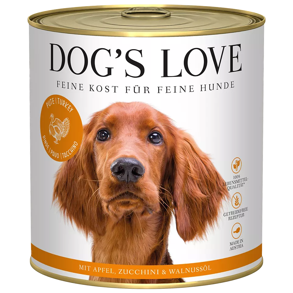 DL Adult Turkey Wet Dog Food  With Apple, Zucchini & Walnut Oil