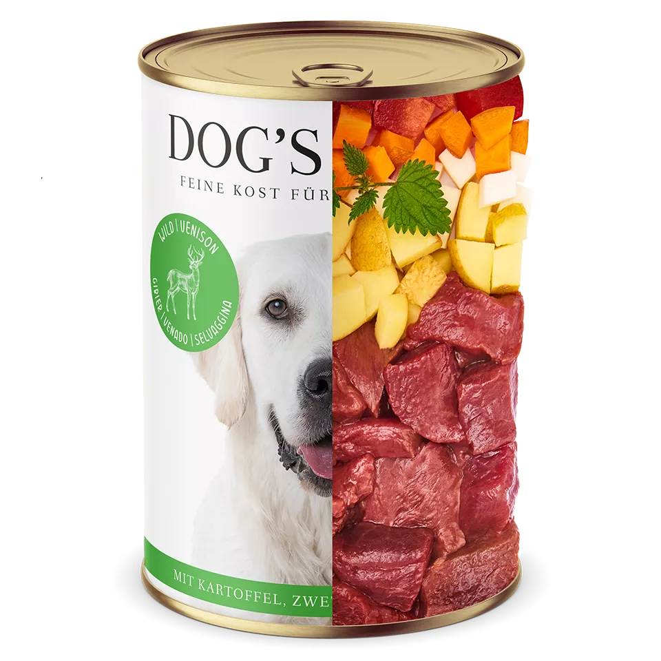 DL Adult Wild Wet Dog Food – Venison & Deer with Potato, Plum & Celery