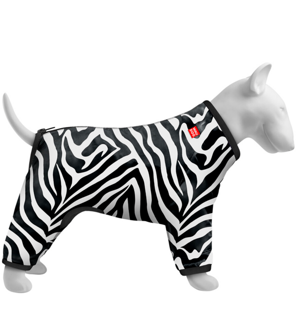 WAUDOG Clothes dog windbreaker "Zebra" design