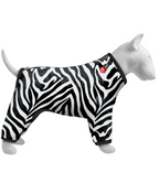WAUDOG Clothes dog windbreaker "Zebra" design