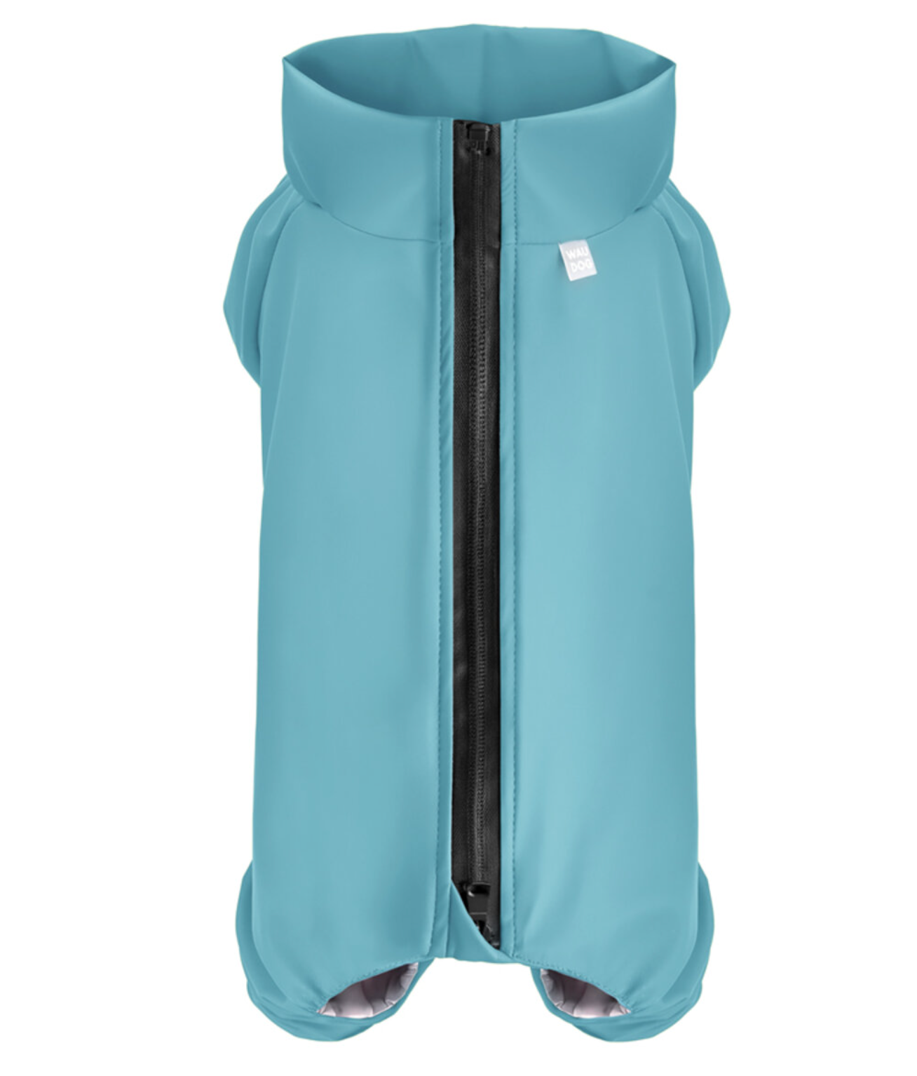 WAUDOG Clothes waterproof dog raincoat,  blue