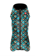WAUDOG Clothes dog windbreaker "Scales" design