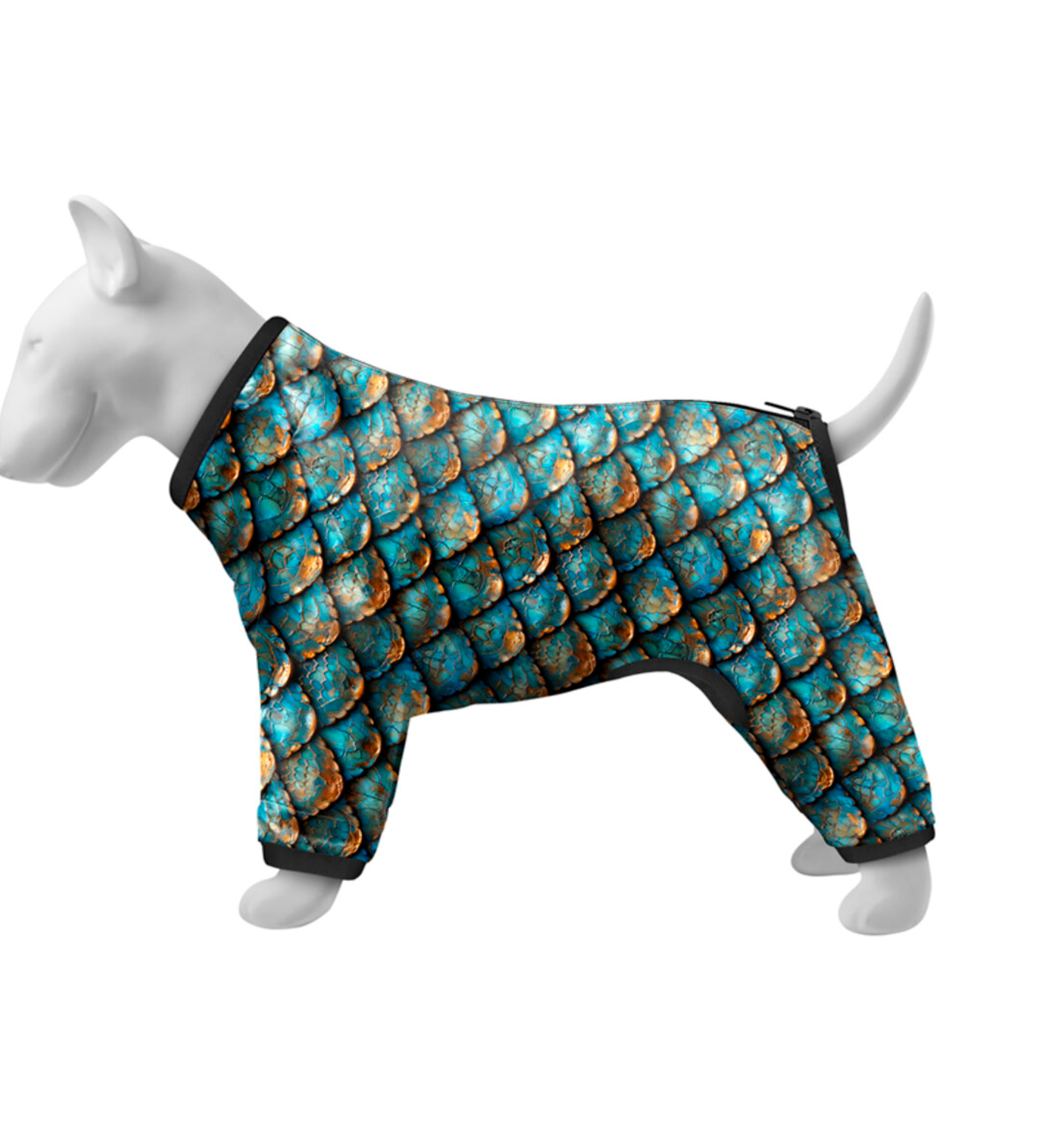 WAUDOG Clothes dog windbreaker "Scales" design