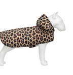 WAUDOG Clothes dog raincoat with hood "Leopard" design