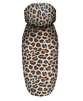 WAUDOG Clothes dog raincoat with hood "Leopard" design