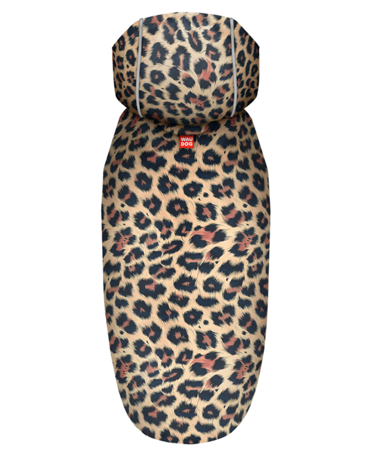 WAUDOG Clothes dog raincoat with hood "Leopard" design
