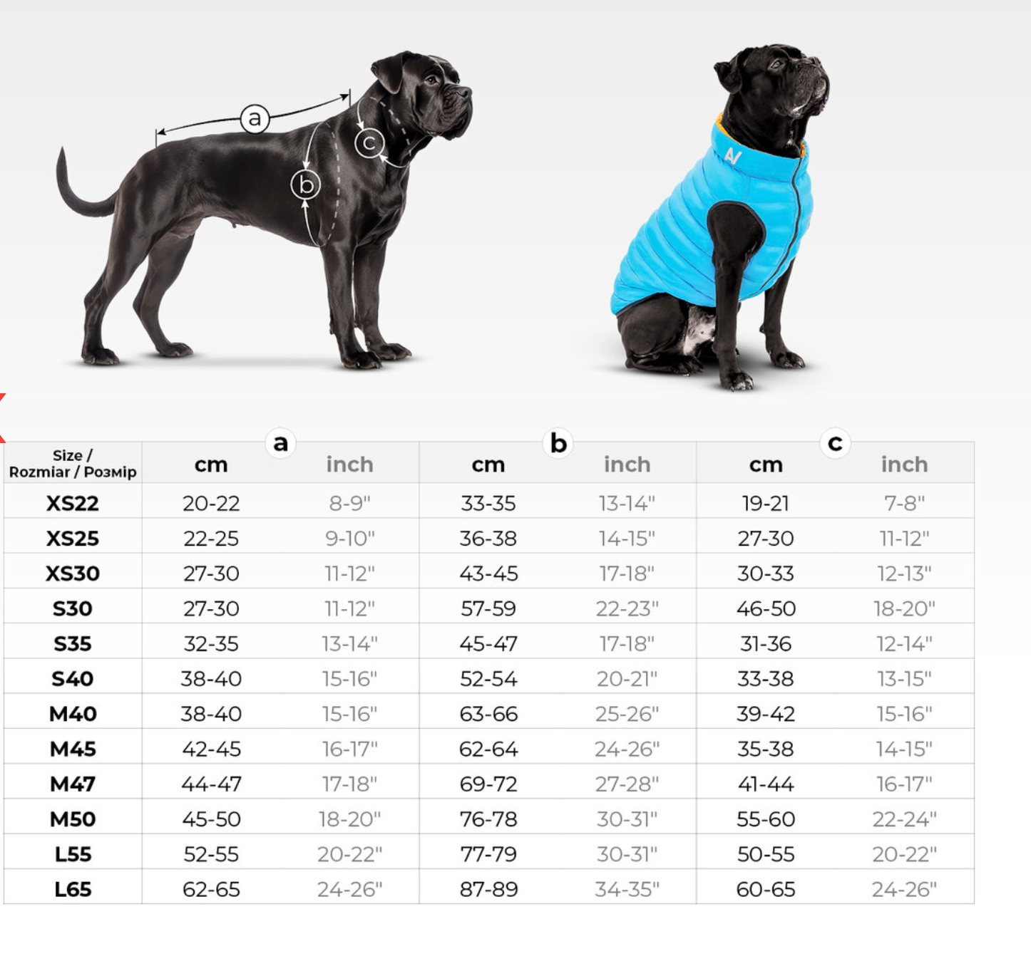Dog jacket AiryVest reversible, black-red