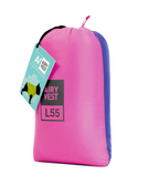Dog jacket AiryVest reversible, pink-purple
