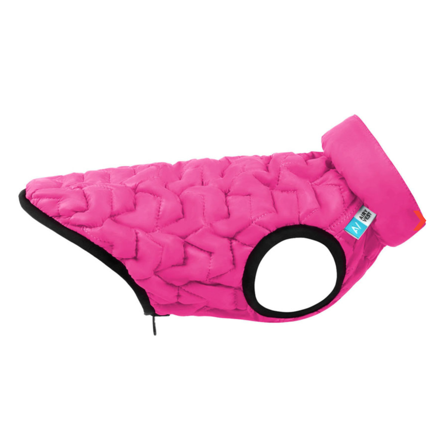 Dog jacket AiryVest  UNI reversible,pink- black