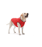 Dog jacket AiryVest  UNI reversible,  red - black