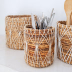 Banana Fiber Storage Basket – Plant Basket (3 Sizes)