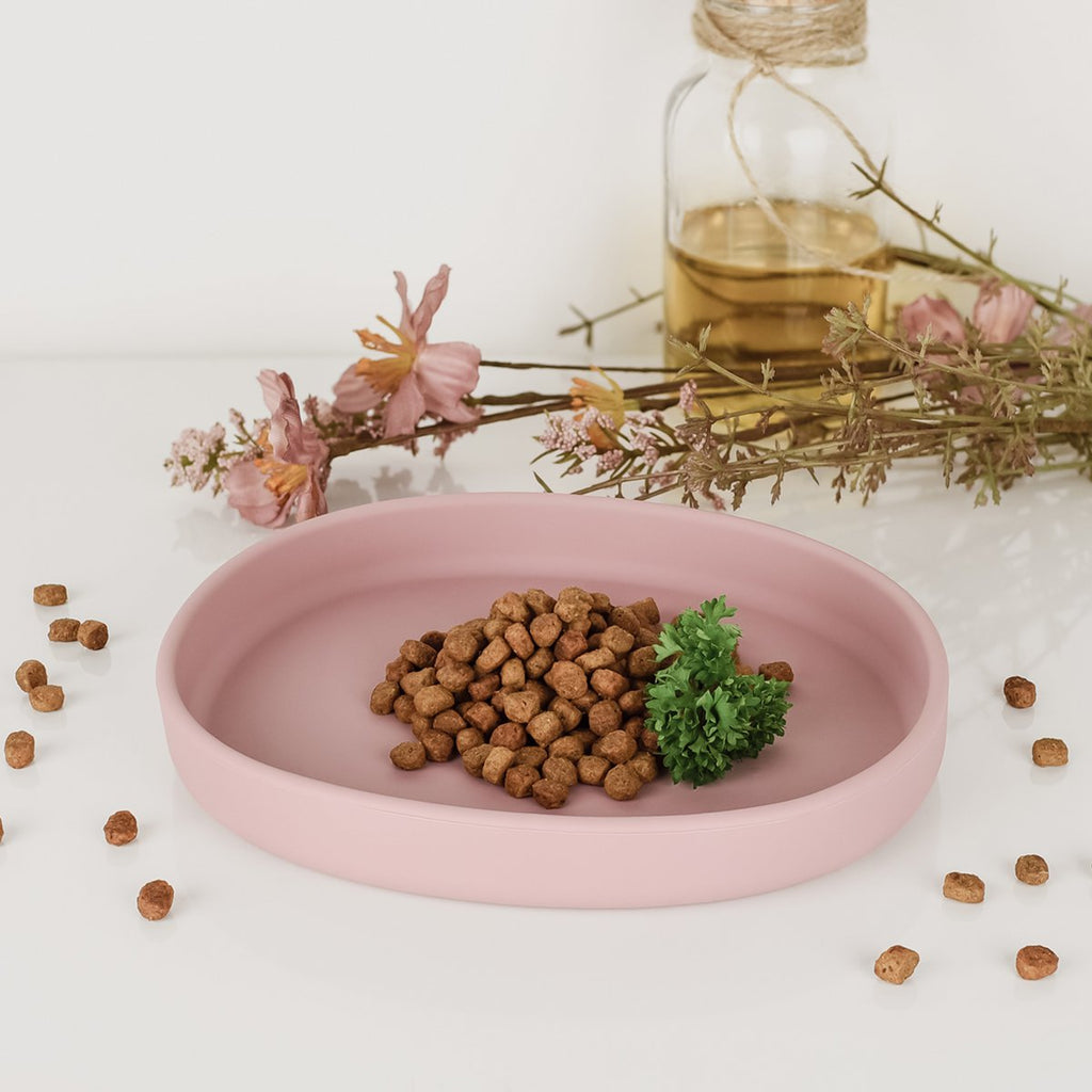 Cat Bowl – Silicone Shallow Whisker-Friendly
