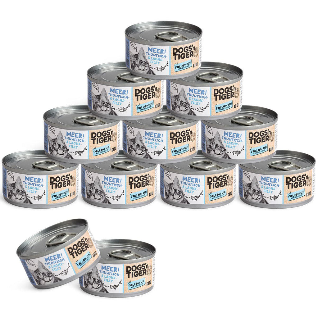 Katzen-Nassfutter – Thunfisch & Lachs (Getreidefrei)