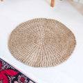 Alfombra Redonda de Hierba Marina – Tejida a Mano Estilo Boho Natural (2 Tamaños, 100/120 cm)