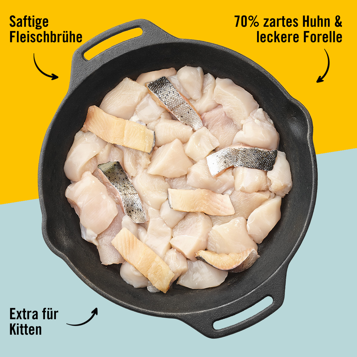 Cat Wet Food – Grain-Free Chicken & Trout
