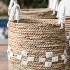 Cesta de almacenamiento de pasto marino – Cesto para ropa y plantas (3 tamaños)