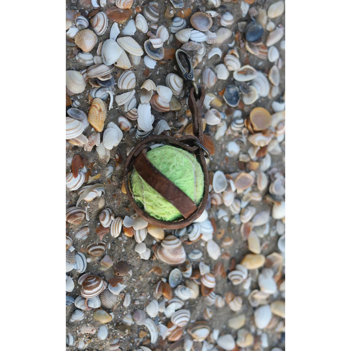 Sujetador de pelotas de tenis – Marrón