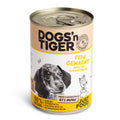 Dogs’n Tiger Junior, Welpen Premium Hundefutter, Nassfutter, Getreidefrei, Fein Gemacht, Huhn & Süßkartoffel