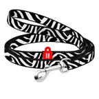 WAUDOG Nylon Dog Leash - Zebra