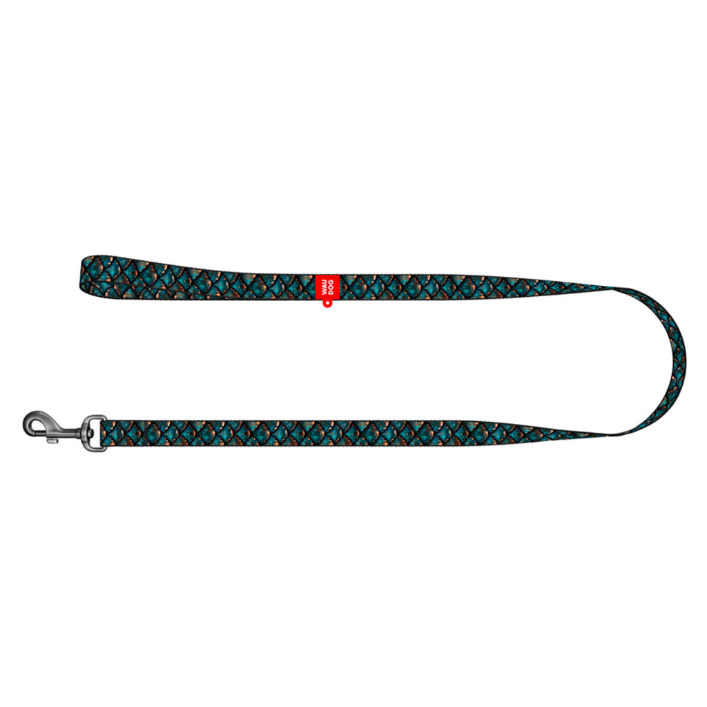 WAUDOG Nylon Dog Leash - Scales