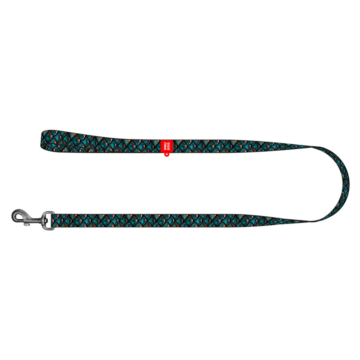 WAUDOG Nylon Dog Leash - Scales