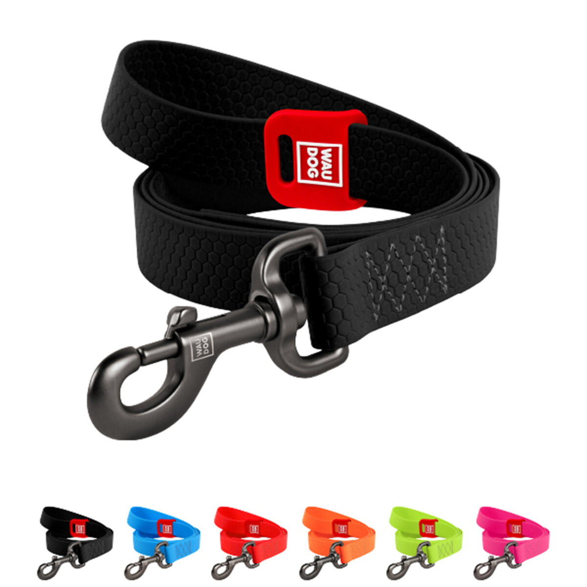 WAUDOG Waterproof Dog Leash - Black