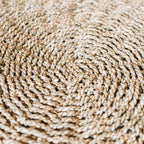 Alfombra Redonda de Hierba Marina – Tejida a Mano Estilo Boho Natural (2 Tamaños, 100/120 cm)