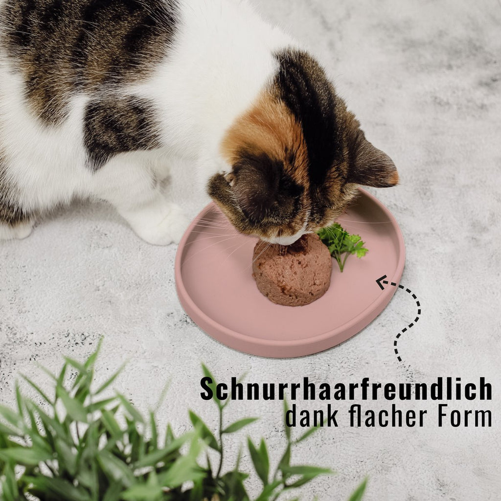 Cat Bowl – Silicone Shallow Whisker-Friendly