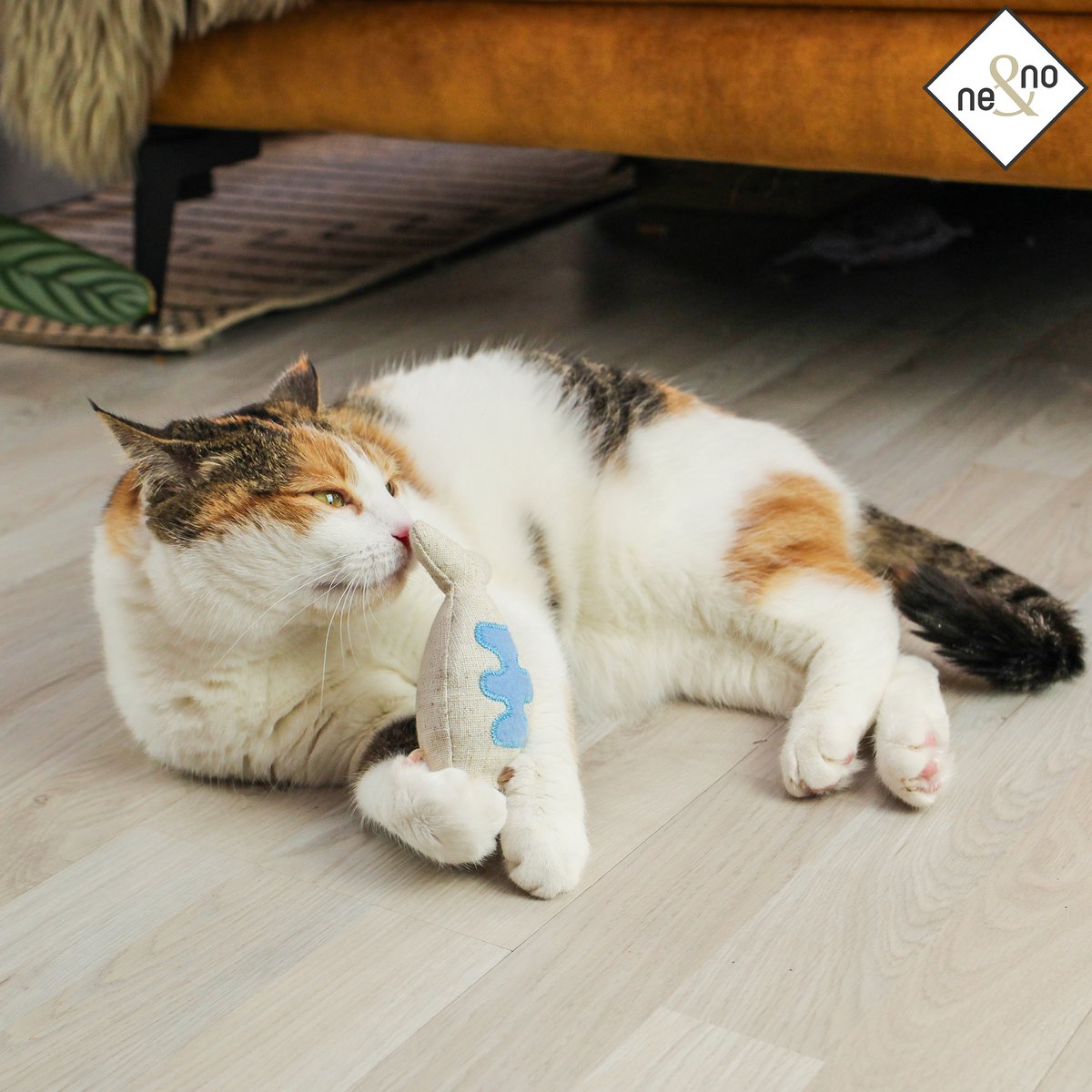 Set de juguetes para gatos – Rellenos de valeriana (3 piezas)