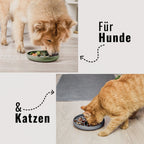 Anti-sling bowl for dogs and cats